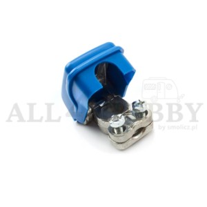 Zacisk akumulatora z szybkozłączką w kolorze niebieskim