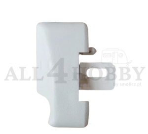 ZAŚLEPKA KOŃCOWA LEWA ZAKOŃCZENIE LISTWY FARTUCHOWEJ BIAŁA 
