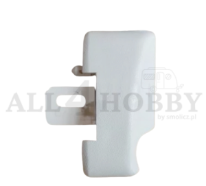 ZAŚLEPKA KOŃCOWA PRAWA ZAKOŃCZENIE LISTWY FARTUCHOWEJ BIAŁA 