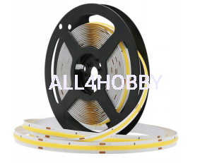 TAŚMA LED COB CIĄGŁA LINIA NEON 5M 3000K 12V IP67 