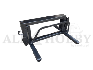 Stelaż składany do stołu przyczepy kempingowej 600 mm Antracyt