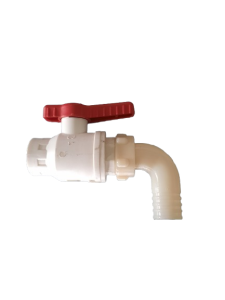 Zawór kulowy 1" z kolankiem 90stopni NW25 PN10