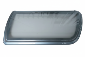 Szyba okna bocznego srebrna Hobby 1092 x 510 mm trapez 2009