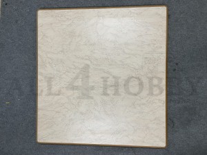 Blat prostokątny 950x900 krem/brąz